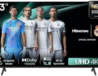 Hisense 43 Inch 4K LED VIDAA UHD Smart with Dolby Vision Pixel Tuning Share TV Game Mode Plus Youtube Netflix Shahid 43E6N , 2 Years Warranty 43E6N (2024 Model - UAE Version), Black Buy Online at Best Price in UAE